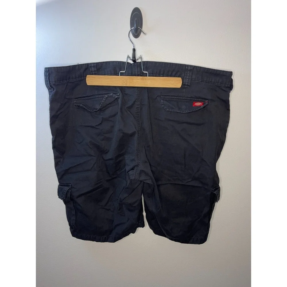 Dickies Mens Cargo Shorts Relaxed Black Size 44